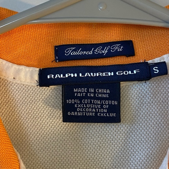 Ralph Lauren Golf Tailored Fit Big Logo Sleeveless Shirt, size Small - Picture 3 of 7